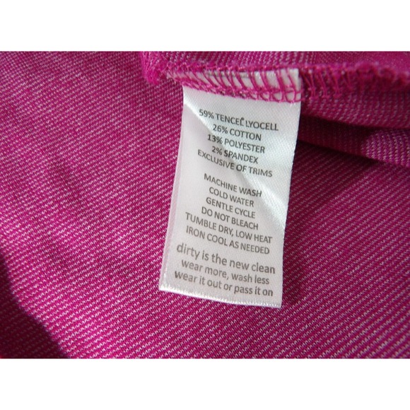 Horny Toad Dress Pink V Neck A Line Medium Sleeveless Fit to Flare Casual Beachy - Picture 6 of 9